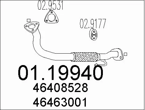 Exhaust Pipe (01.19940)