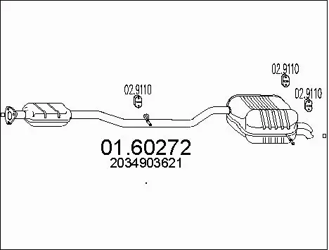Rear Muffler (01.60272)