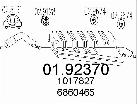 Rear Muffler (01.92370)
