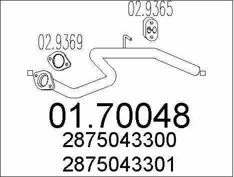 Exhaust Pipe (01.70048)