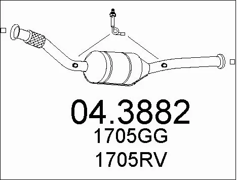 Catalytic Converter (04.3882)