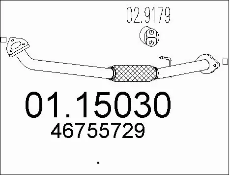 Exhaust Pipe (01.15030)