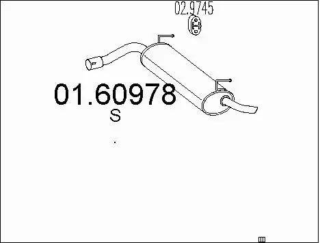 Rear Muffler (01.60978)