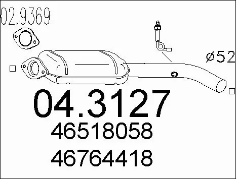 Catalytic Converter (04.3127)