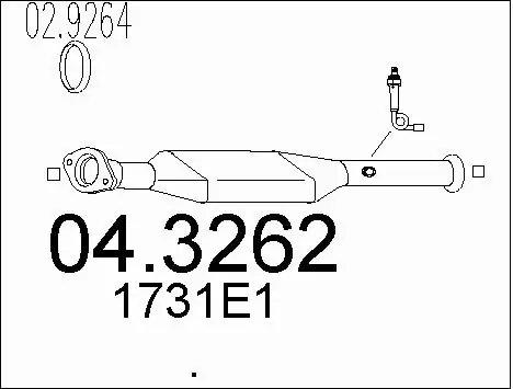 Catalytic Converter (04.3262)