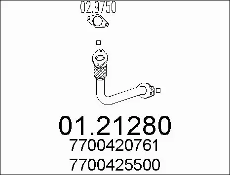 Exhaust Pipe (01.21280)