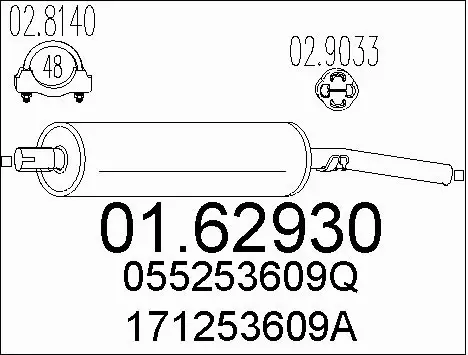 Rear Muffler (01.62930)