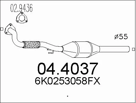 Catalytic Converter (04.4037)