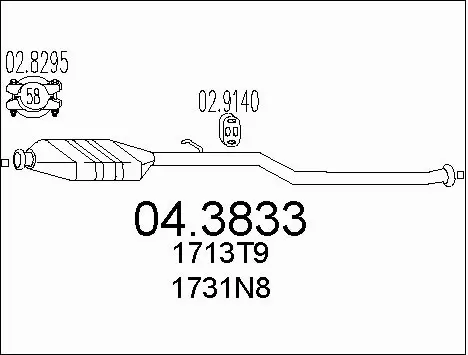 Catalytic Converter (04.3833)