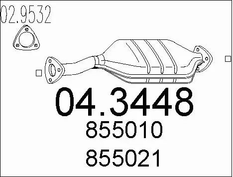 Catalytic Converter (04.3448)
