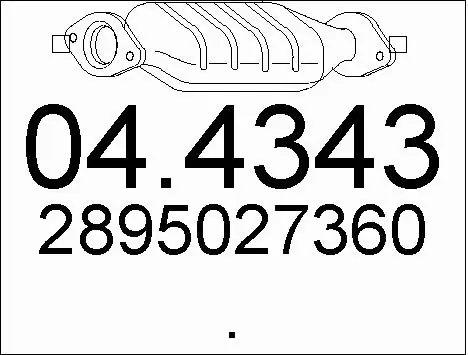 Catalytic Converter (04.4343)