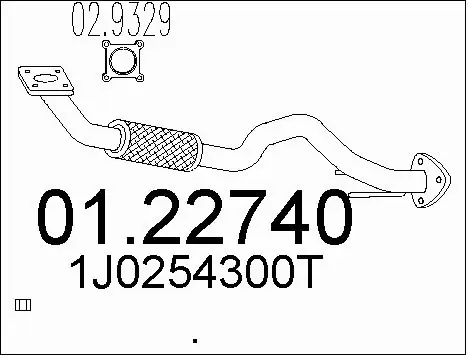 Exhaust Pipe (01.22740)