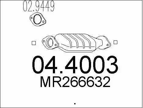 Catalytic Converter (04.4003)