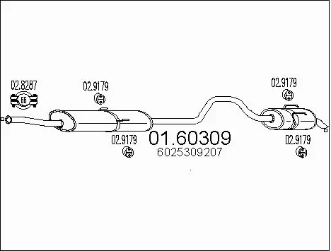 Rear Muffler (01.60309)