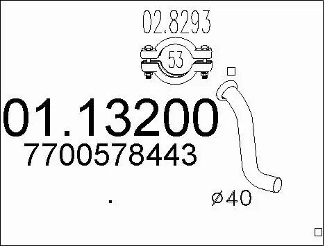 Exhaust Pipe (01.13200)