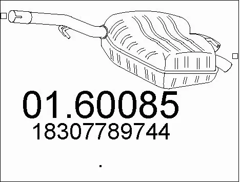 Rear Muffler (01.60085)