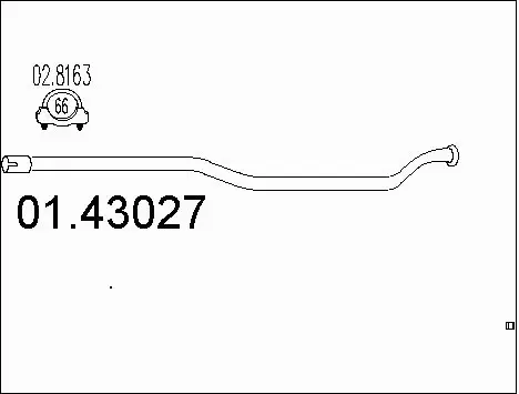 Exhaust Pipe (01.43027)