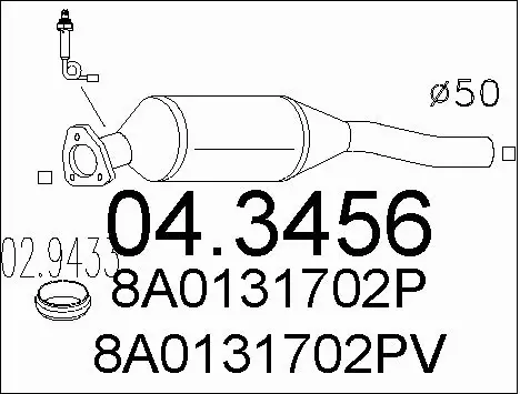 Catalytic Converter (04.3456)