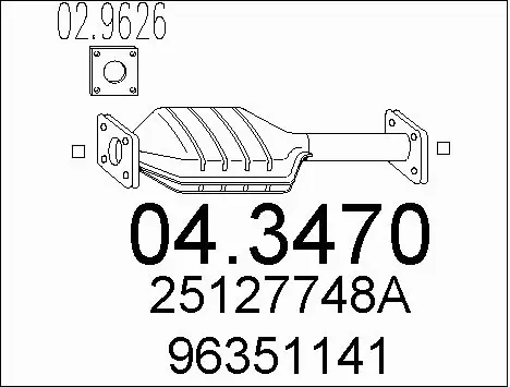 Catalytic Converter (04.3470)
