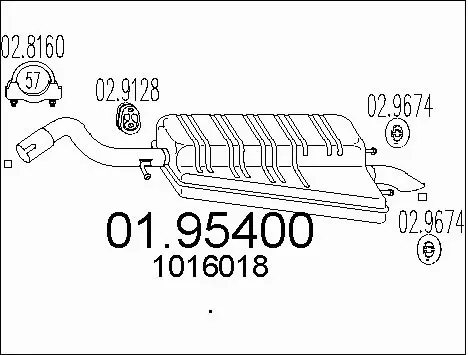 Rear Muffler (01.95400)