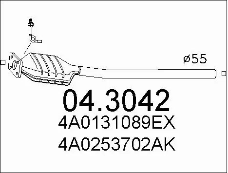 Catalytic Converter (04.3042)