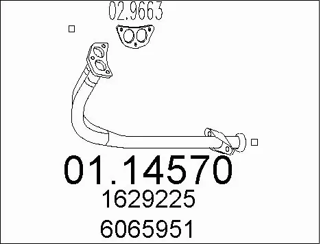 Exhaust Pipe (01.14570)