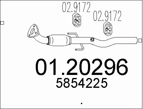 Exhaust Pipe (01.20296)