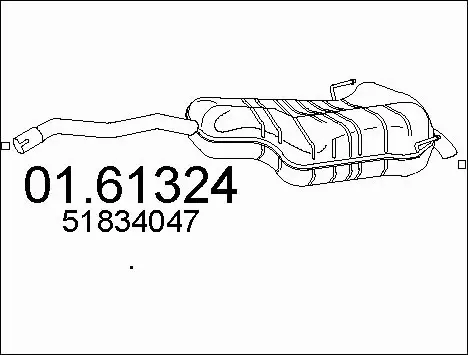 Rear Muffler (01.61324)