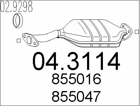 Catalytic Converter (04.3114)