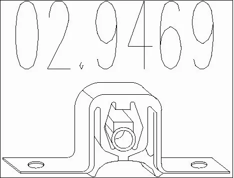 Rubber Buffer, muffler (02.9469)