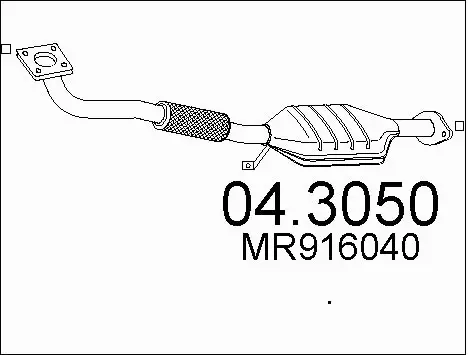 Catalytic Converter (04.3050)