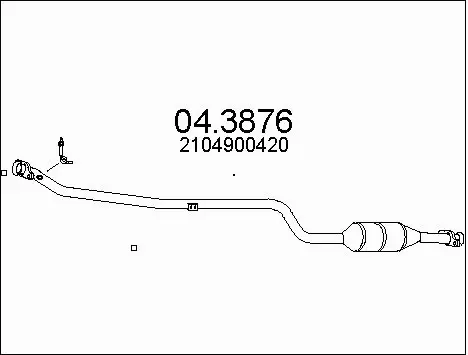 Catalytic Converter (04.3876)