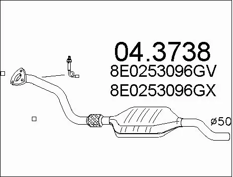 Catalytic Converter (04.3738)