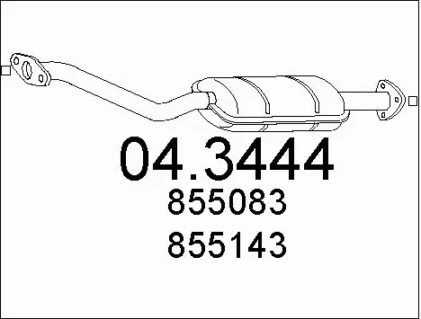 Catalytic Converter (04.3444)
