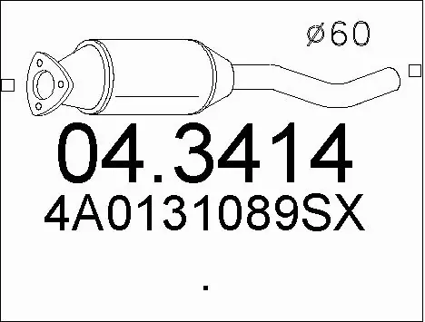 Catalytic Converter (04.3414)