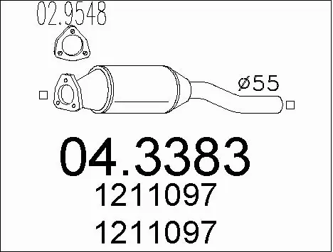 Catalytic Converter (04.3383)