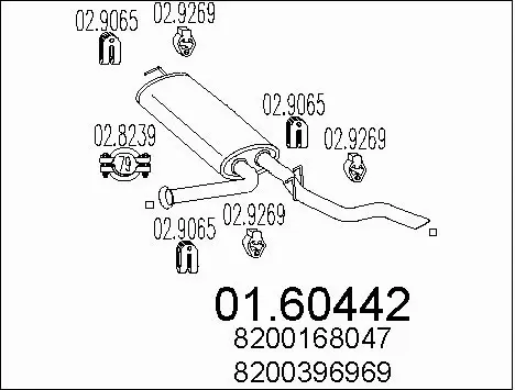Rear Muffler (01.60442)