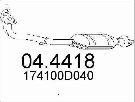 Catalytic Converter (04.4418)