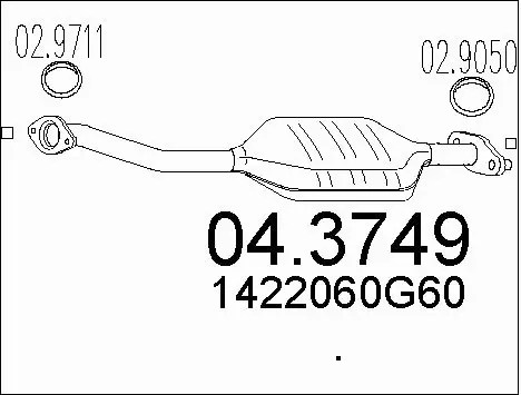 Catalytic Converter (04.3749)