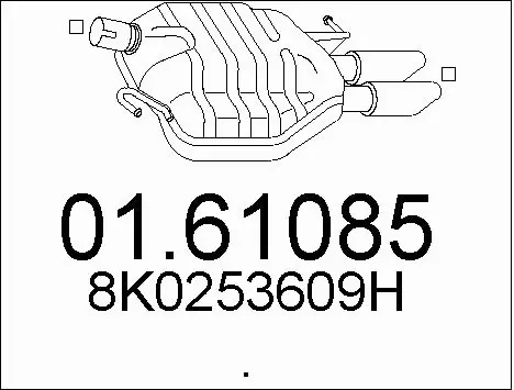 Rear Muffler (01.61085)