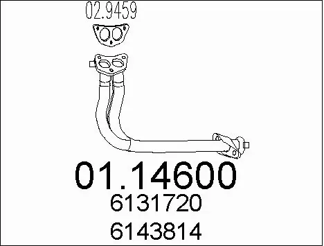 Exhaust Pipe (01.14600)