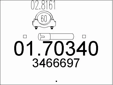 Exhaust Pipe (01.70340)