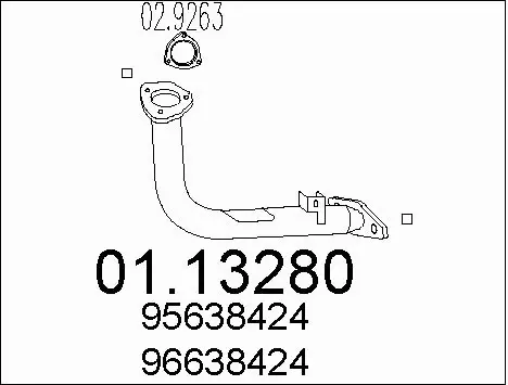 Exhaust Pipe (01.13280)