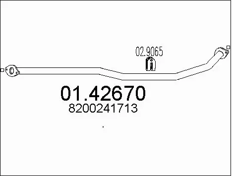 Exhaust Pipe (01.42670)