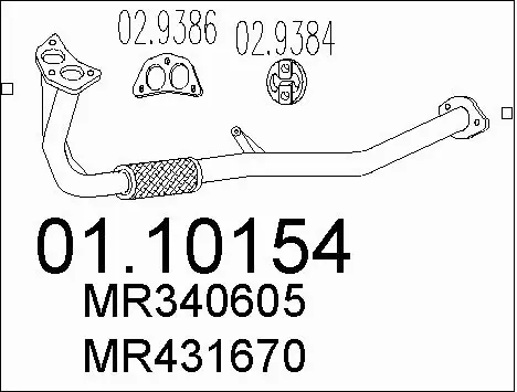 Exhaust Pipe (01.10154)