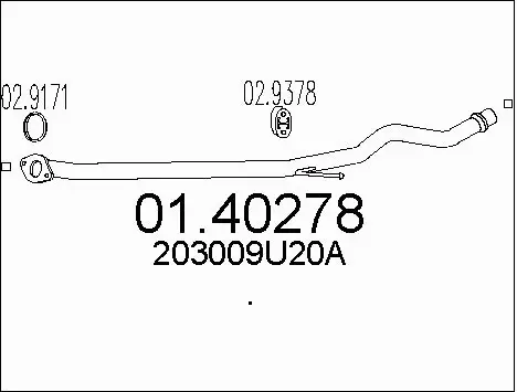 Exhaust Pipe (01.40278)