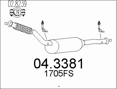Catalytic Converter (04.3381)