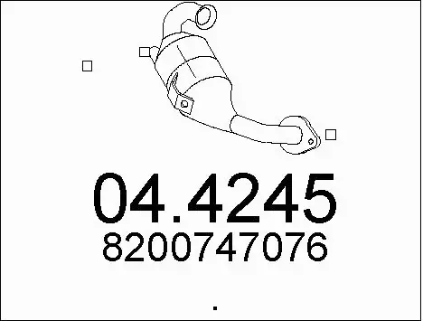 Catalytic Converter (04.4245)