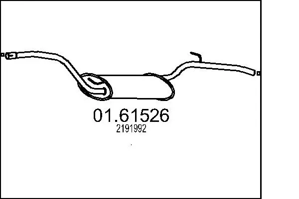 Rear Muffler (01.61526)