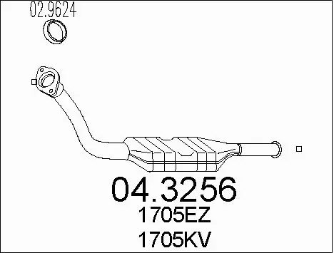 Catalytic Converter (04.3256)